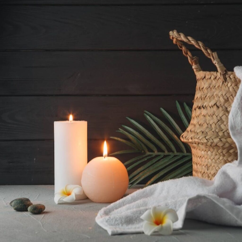 vanilla scented candles