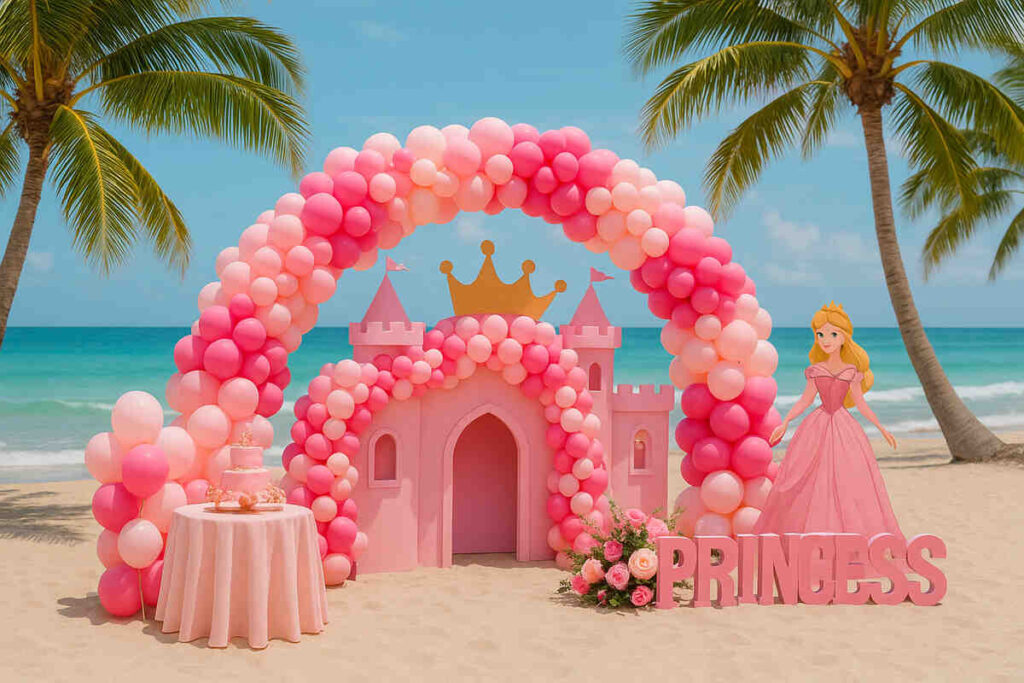 Miami Beach princess party for hire