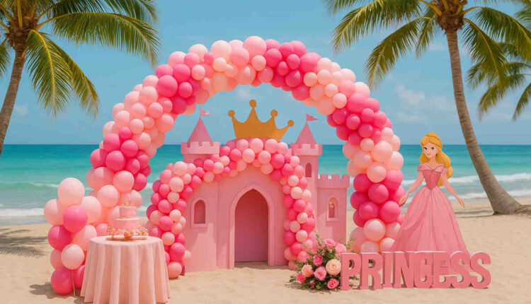 Miami Beach princess party for hire